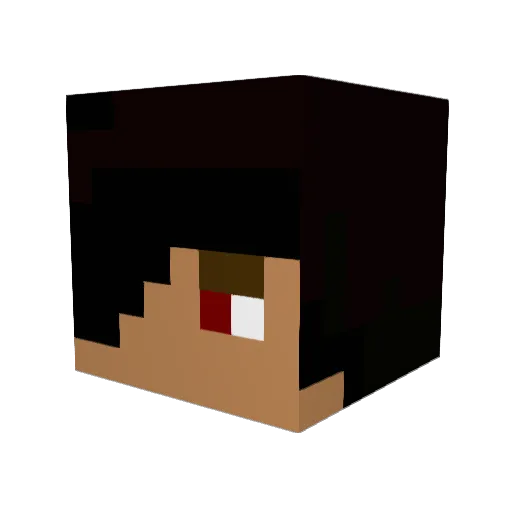 jawcreeker Minecraft avatar head, 3D render