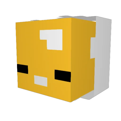 jax1969 Minecraft avatar head, 3D render