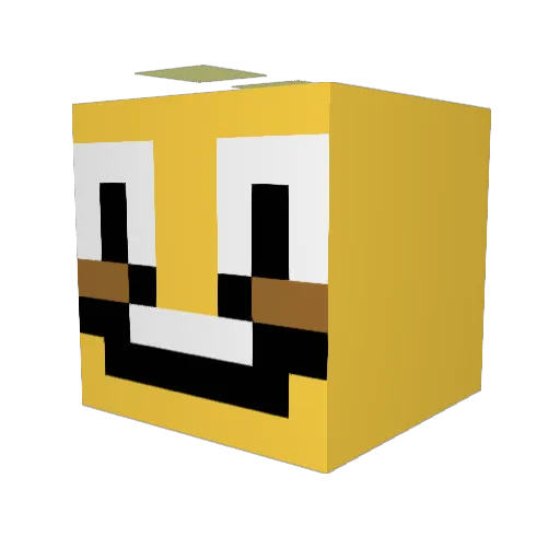 jax4377 Minecraft avatar head, 3D render