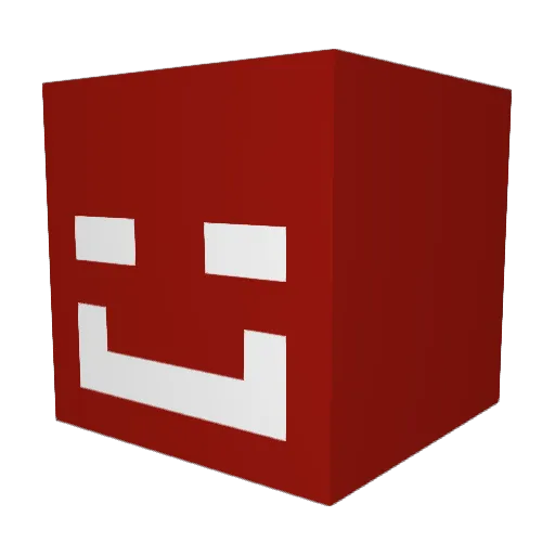 jaxibra Minecraft avatar head, 3D render