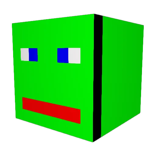 jaxon2108 Minecraft avatar head, 3D render
