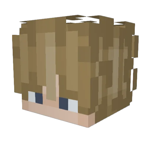 jaxon66 Minecraft avatar head, 3D render