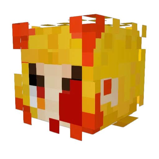 jaxxer48 Minecraft avatar head, 3D render