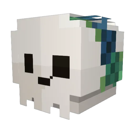 jaxxx16 Minecraft avatar head, 3D render