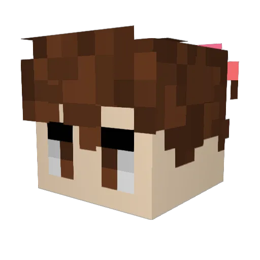 jaxxy69 Minecraft avatar head, 3D render