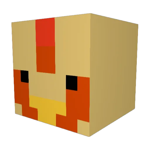 jay3064 Minecraft avatar head, 3D render