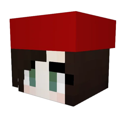 jay7716 Minecraft avatar head, 3D render