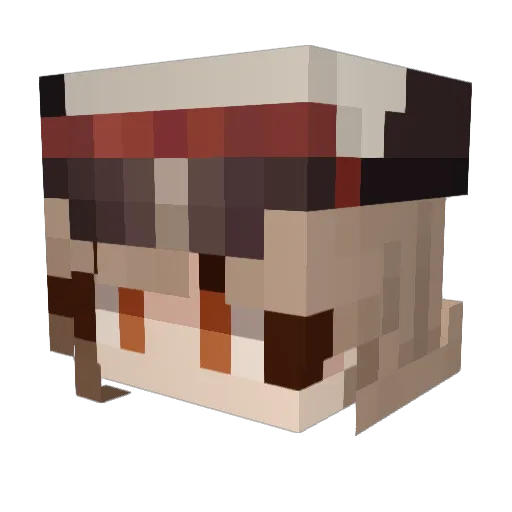 jay9vv Minecraft avatar head, 3D render