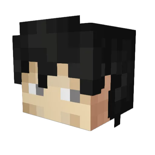 jay__exe Minecraft avatar head, 3D render