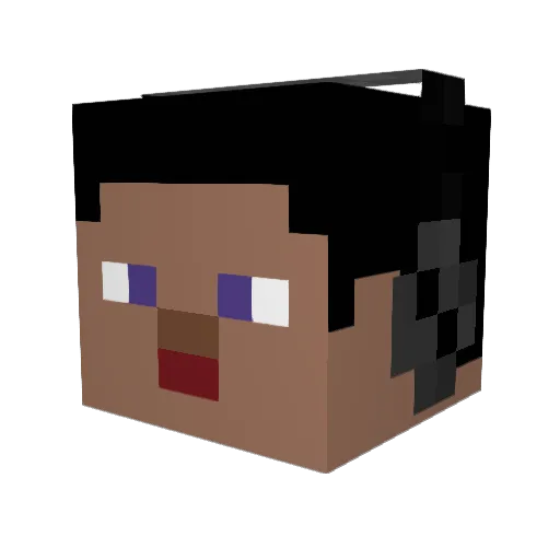 jay_master Minecraft avatar head, 3D render