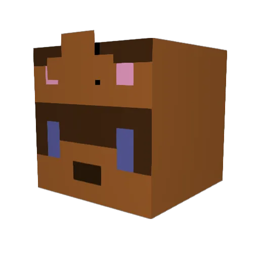jaybean20202 Minecraft avatar head, 3D render