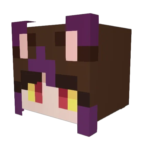 jaybird69 Minecraft avatar head, 3D render