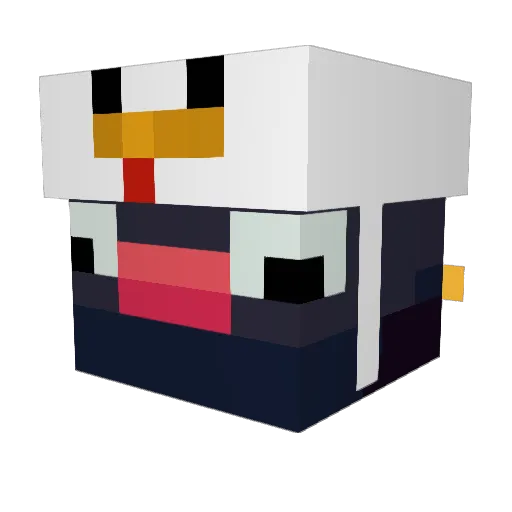 jayblixz Minecraft avatar head, 3D render