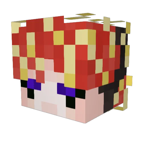 jayceblueexe Minecraft avatar head, 3D render