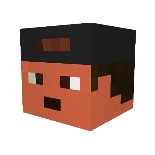jayceem12 Minecraft avatar head, 3D render