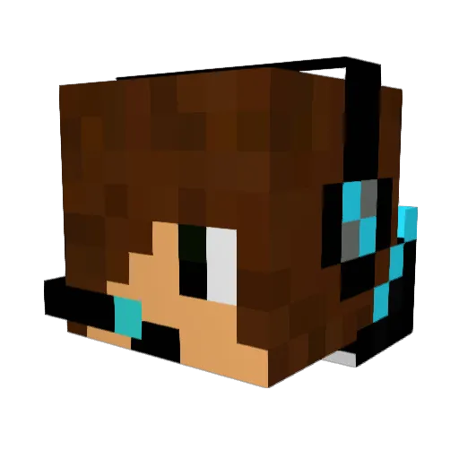 jayclopes Minecraft avatar head, 3D render