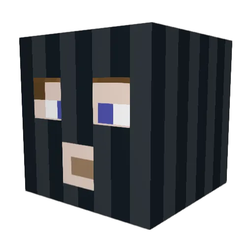 jaydavious Minecraft avatar head, 3D render
