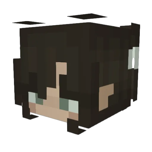 jayde_kbk Minecraft avatar head, 3D render