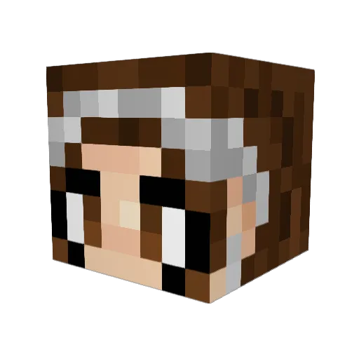 jaydendelrey Minecraft avatar head, 3D render