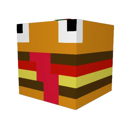 jaydenstreal Minecraft avatar head, 3D render