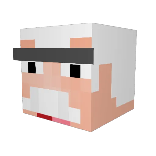 jaydenthejpeg Minecraft avatar head, 3D render