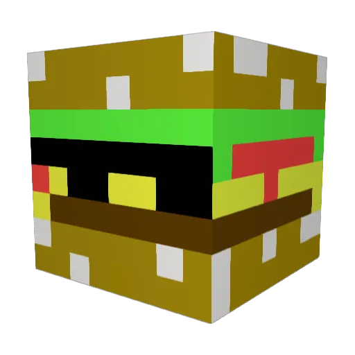 jaydonator Minecraft avatar head, 3D render