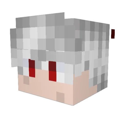 jaydrax Minecraft avatar head, 3D render