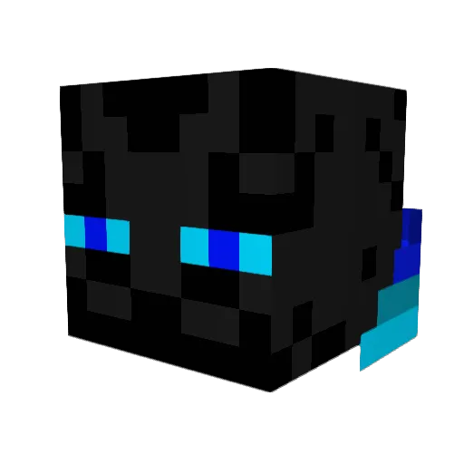 jaydvd Minecraft avatar head, 3D render