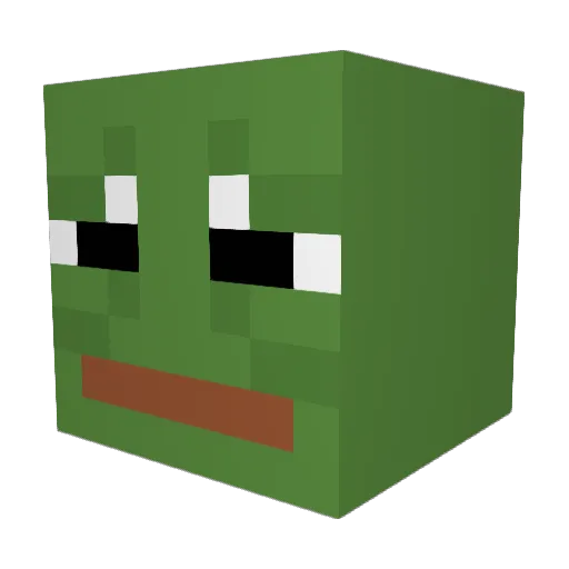 jaydxwl Minecraft avatar head, 3D render