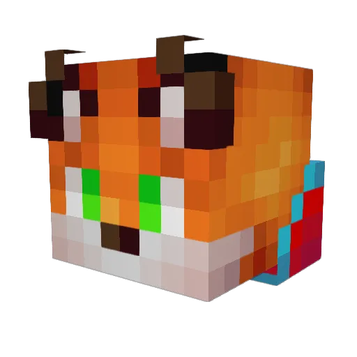 jayflatland3 Minecraft avatar head, 3D render