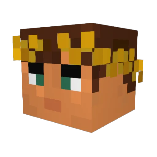 jayfooey Minecraft avatar head, 3D render