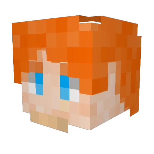 jaygamez315 Minecraft avatar head, 3D render
