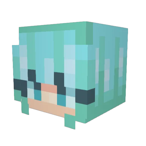 jaygusbyshort Minecraft avatar head, 3D render