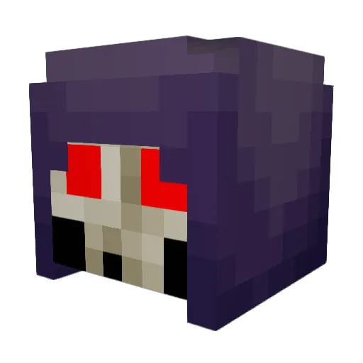 jayhawk2015 Minecraft avatar head, 3D render