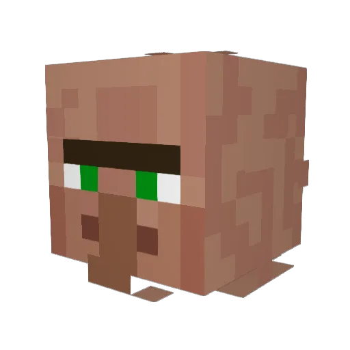 jayisasleep Minecraft avatar head, 3D render