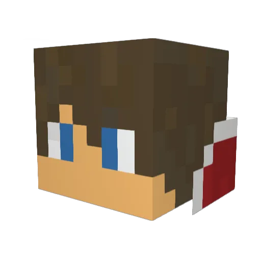 jaykay08 Minecraft avatar head, 3D render