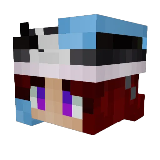 jaykforty7 Minecraft avatar head, 3D render