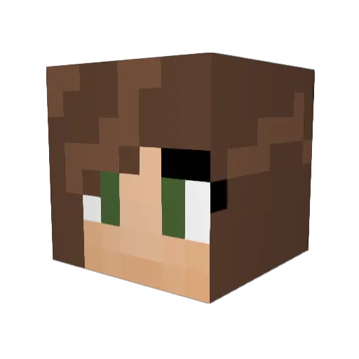 jaykodee Minecraft avatar head, 3D render