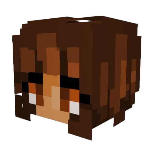 jaylanxx Minecraft avatar head, 3D render