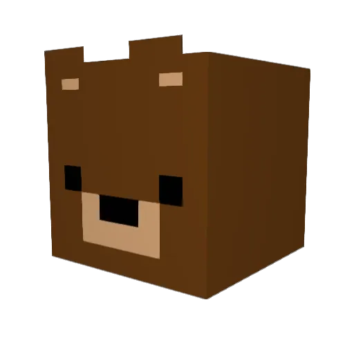 jayme_69 Minecraft avatar head, 3D render