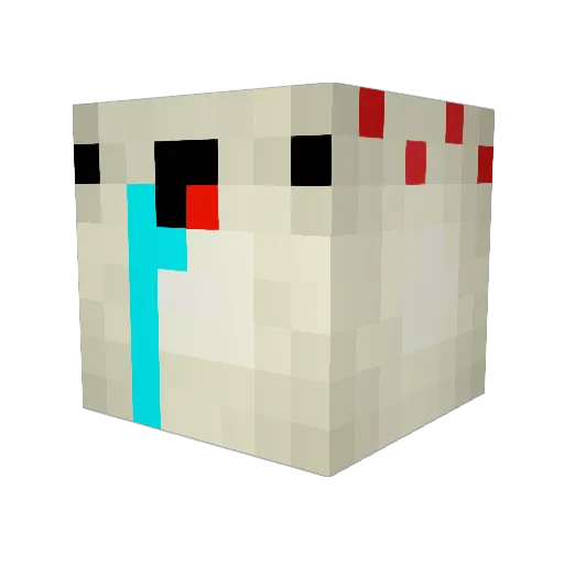jayminator1 Minecraft avatar head, 3D render