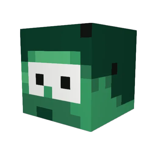 jayprich Minecraft avatar head, 3D render