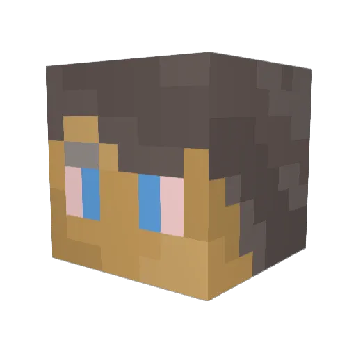 jayrayman18 Minecraft avatar head, 3D render