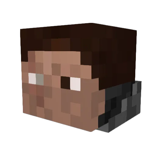 jayreed7 Minecraft avatar head, 3D render