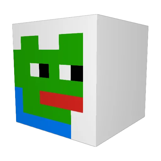 jaysee45 Minecraft avatar head, 3D render