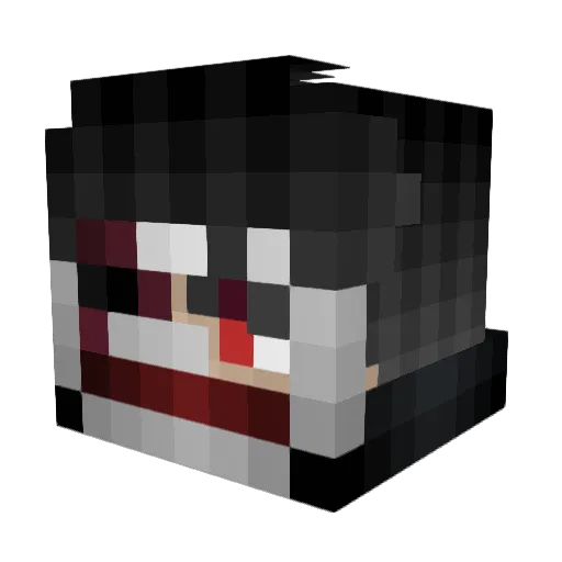 jayslackin Minecraft avatar head, 3D render
