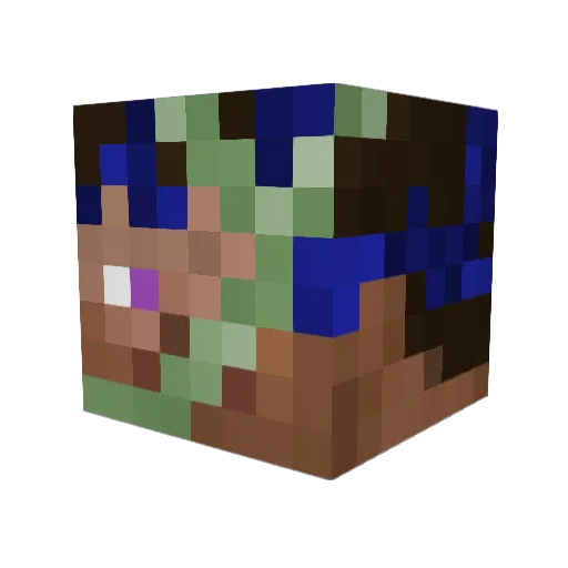 jaywhypee1 Minecraft avatar head, 3D render