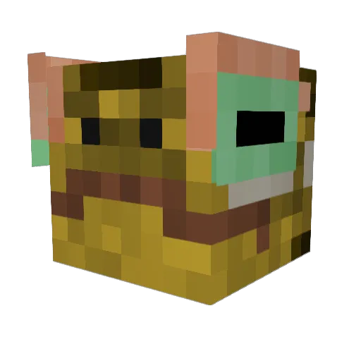 jayxlsx Minecraft avatar head, 3D render