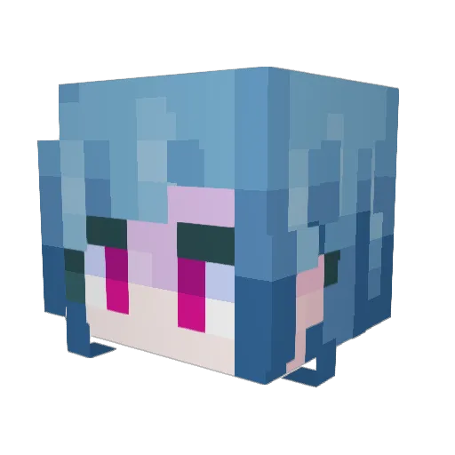 jayxtwice Minecraft avatar head, 3D render