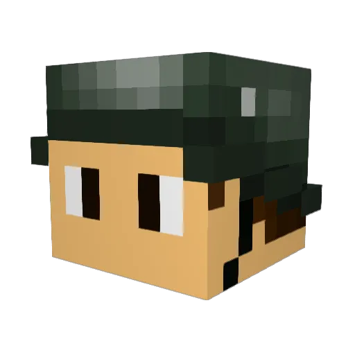 jayxyz2 Minecraft avatar head, 3D render